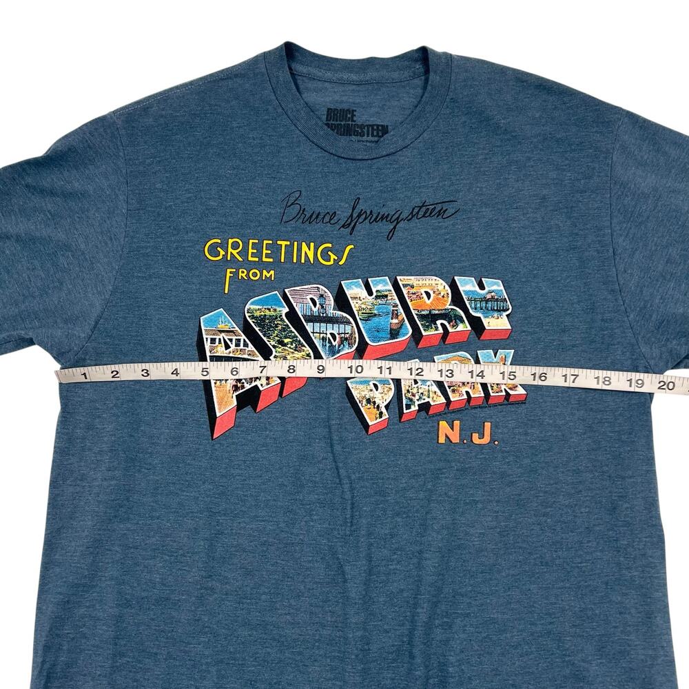 Bruce Springsteen Mens Greetings From Asbury Park NJ Band T-Shirt Sz L - Picture 6 of 8